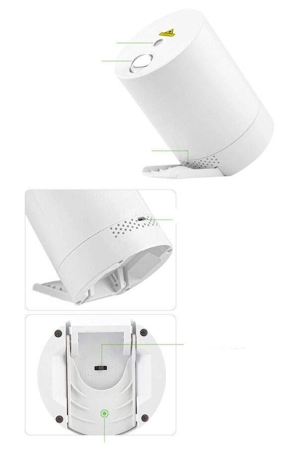 Rainbow Sky Rotating Projection Lamp Remote Control Voice Control - Image 7