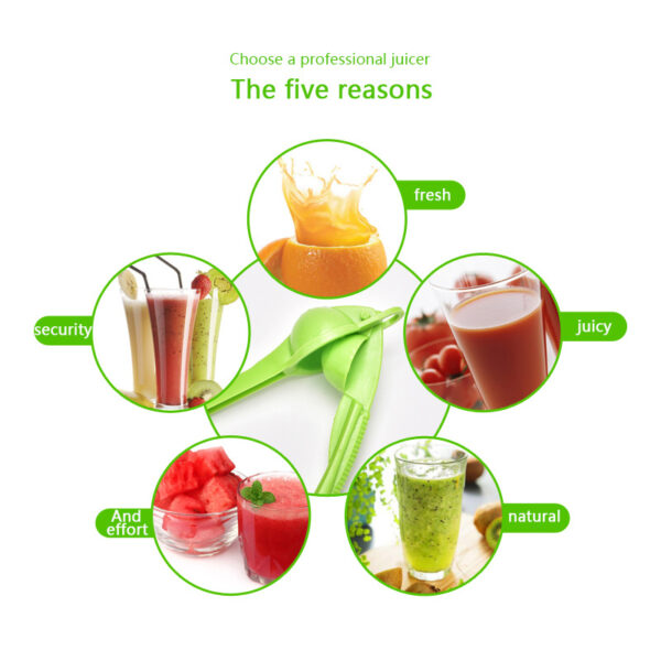 Factory Direct Supply Household Manual Fruit Juicer, Plastic Lemon Squeezer, Orange Squeezer, Citrus Juicer - Image 5