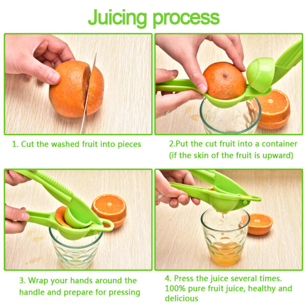 Factory Direct Supply Household Manual Fruit Juicer, Plastic Lemon Squeezer, Orange Squeezer, Citrus Juicer - Image 2
