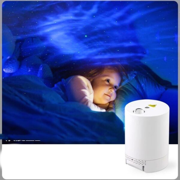 Rainbow Sky Rotating Projection Lamp Remote Control Voice Control - Image 6